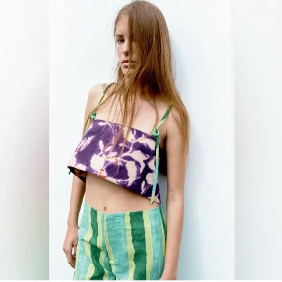 Zara Linen Tank Tops size S - Picture 4 of 7